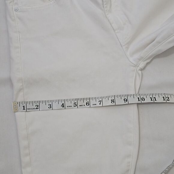 MOTHER The Glass Slipper, White, Cropped Jeans SIZE 29 - Picture 6 of 12